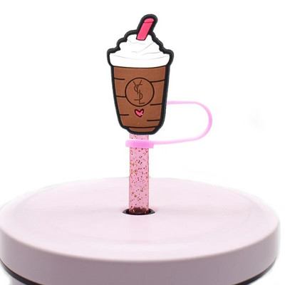 1 ΤΕΜ Ψάθινο καπάκι μεξικάνικο φαγητό από PVC Cafecito Y Chisme Conchas Ψάθινο κάλυμμα σιλικόνης για διακόσμηση γούρι για ποτό
