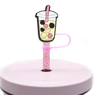 1 ΤΕΜ Ψάθινο καπάκι μεξικάνικο φαγητό από PVC Cafecito Y Chisme Conchas Ψάθινο κάλυμμα σιλικόνης για διακόσμηση γούρι για ποτό