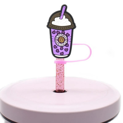 1 ΤΕΜ Ψάθινο καπάκι μεξικάνικο φαγητό από PVC Cafecito Y Chisme Conchas Ψάθινο κάλυμμα σιλικόνης για διακόσμηση γούρι για ποτό