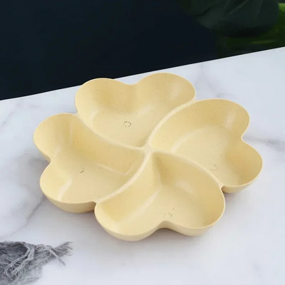 1 бр. Поднос за съхранение на храна Ядково плато Бонбони Закуски Сървър Ястие Разделени сушени плодове Чиния за закуска Предястие Плато за сервиране