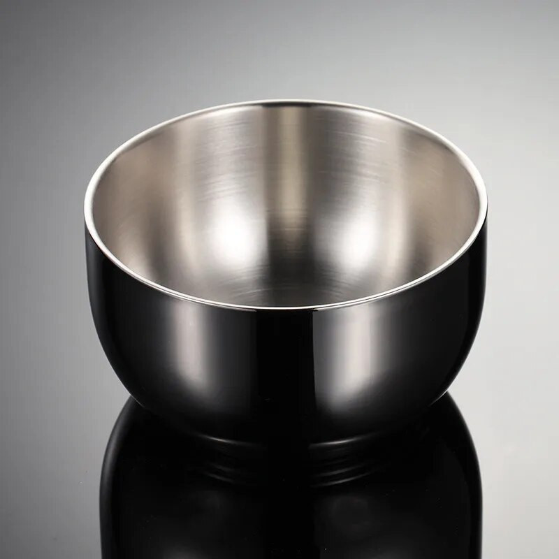 304 Vastag rozsdamentes acél tálak Forrázásgátló ramen tál nagy űrtartalmú leveses ételtartók Konyhai étkészletek otthonra