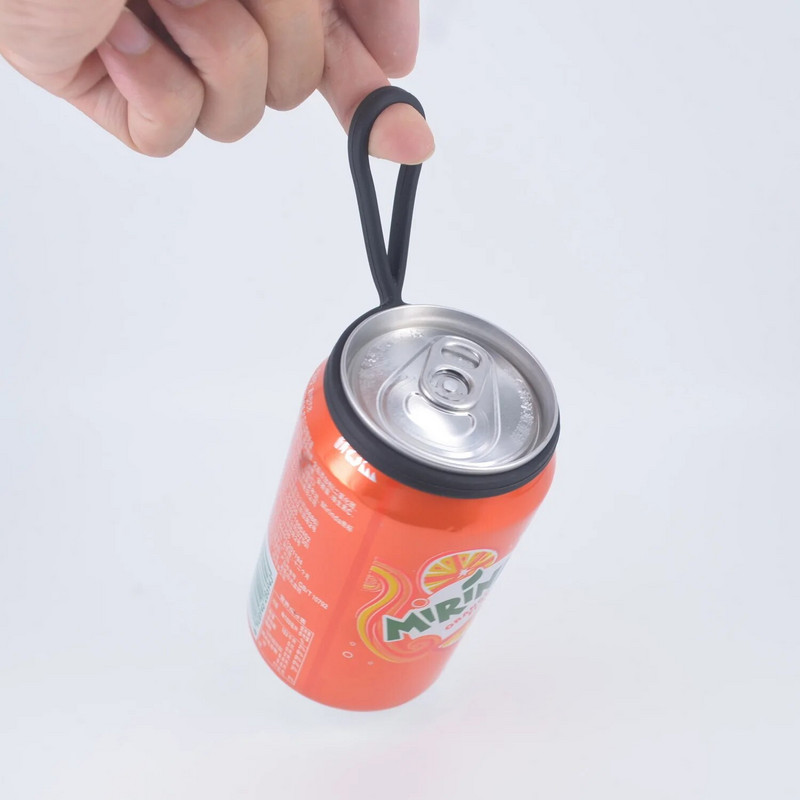 Vizespalack fogantyúpánt széles szájú palackokhoz illik szilikon vizespalack csat kampó Tartós hordozó szigetelt poháremelő kötél