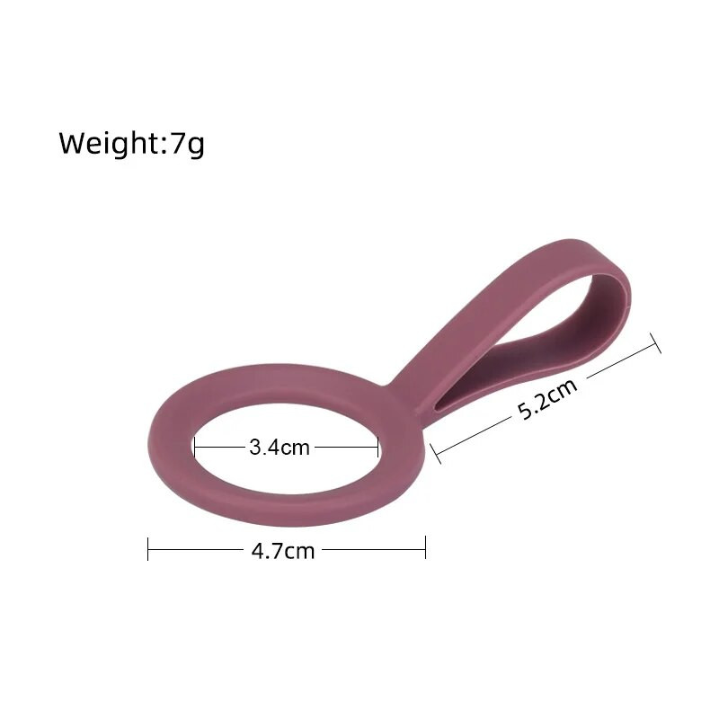 Vízforraló akasztó csat szilikon sport vizes palack tartó fogantyú hordkötél kis szájú vákuum csészéhez kültéri kempingeszköz