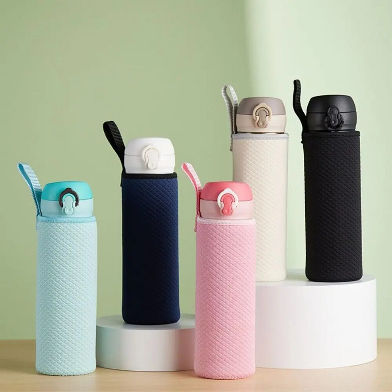 550 ml-es sport vizes palack fedél neoprén szigetelő hüvely táska tok tasak hordozható vákuum csésze ujjú sport kemping kiegészítők