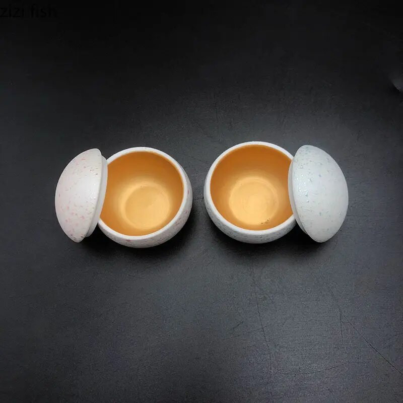 Kerámia tál fedővel Étterem Kőmintás Vastag Levesestál Desszerttál Párolt tojásos tálak Uzsonnás tálak Háztartási étkészletek