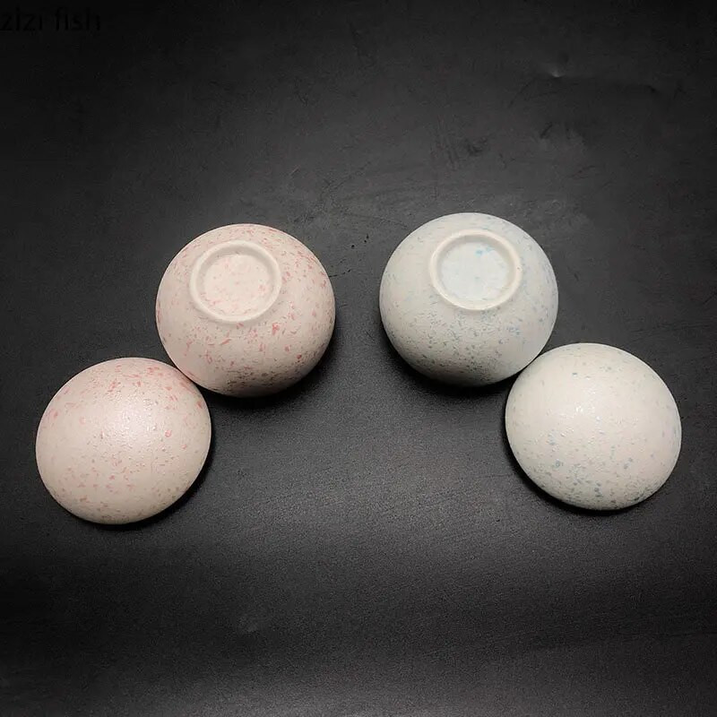 Kerámia tál fedővel Étterem Kőmintás Vastag Levesestál Desszerttál Párolt tojásos tálak Uzsonnás tálak Háztartási étkészletek