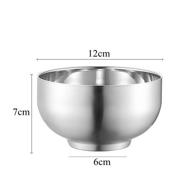 Творческа анимационна купа за ориз Домакинска супа Ramen от неръждаема стомана Контейнер за купа за родители и деца за деца Кухненска посуда