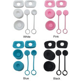 6db vizespalack szalmafedeles kupak szivárgásgátló újrahasználható szilikon szalmakupak dugó Mosható porálló vizes palack tartozékok