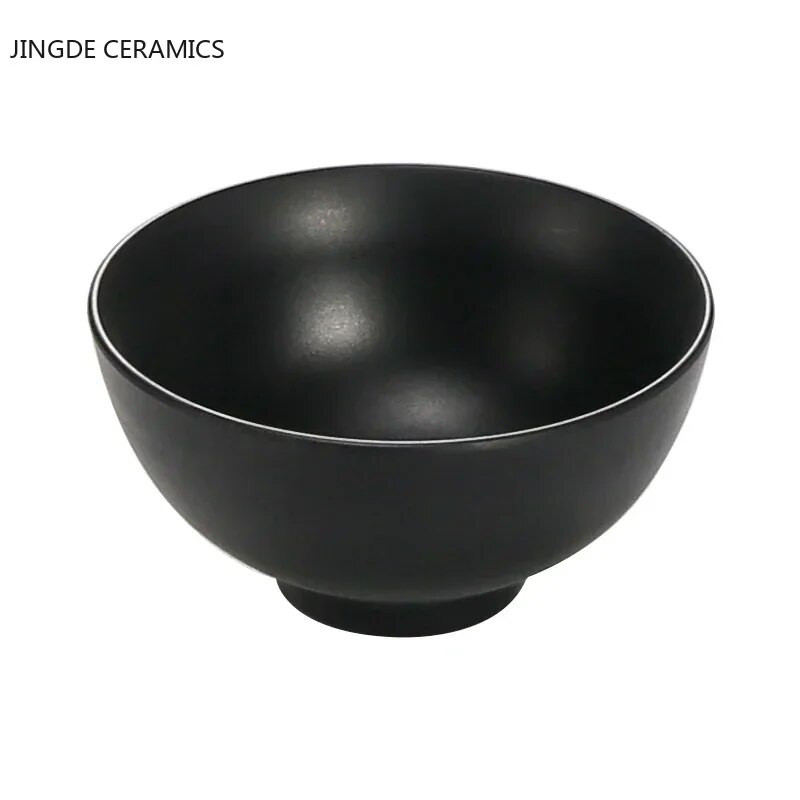 WSHYUFEI melamin tészta tál fekete élelmiszer minőségű műanyag leveses tál szósz Ízletes rizstál fűszerek fűszeres edény forró edény étkészlet