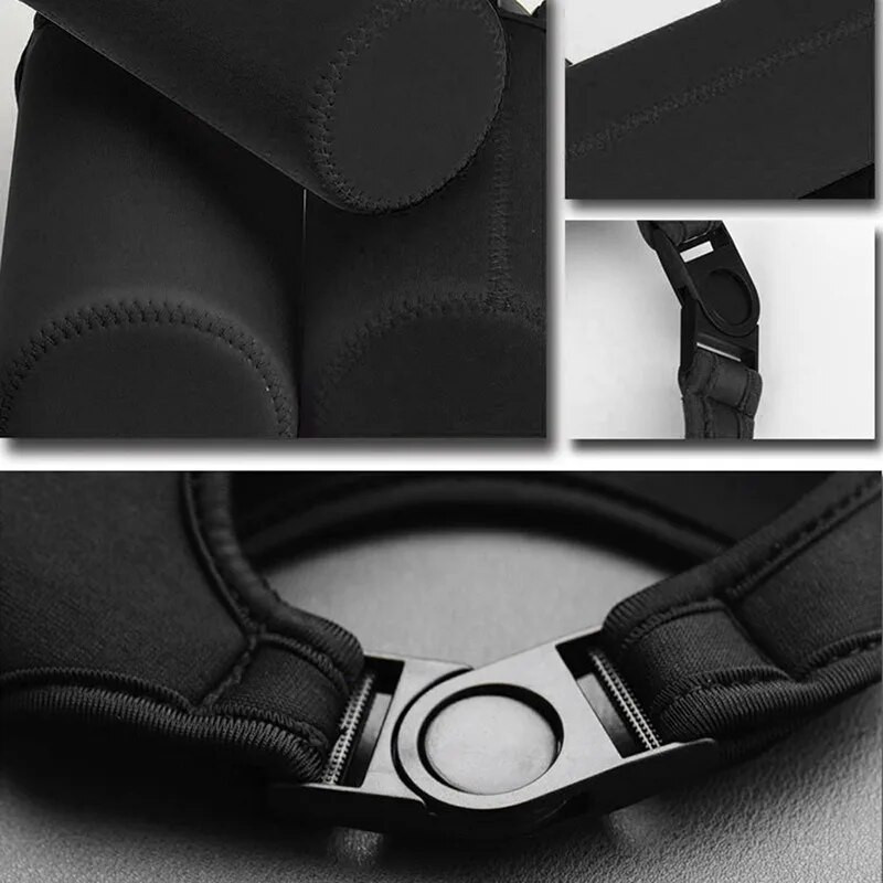 Hordozható vizes palack tok hüvely sport szigetelő vizes palack fedő tasak pánttal mobiltelefon tartó palack táska