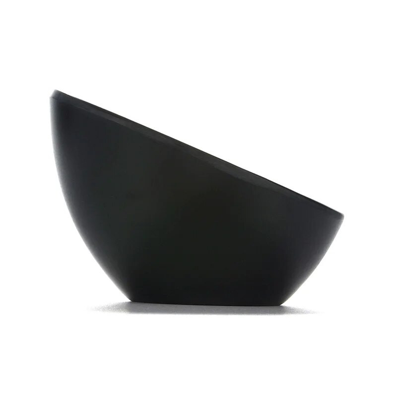 ANTOWALL Fekete japán koreai étkészlet zöldség gyümölcs saláta tál melamin büfé étterem Hot pot tálak porcelánutánzat