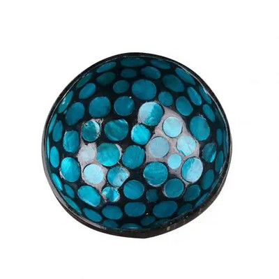 Естествена кокосова черупка Кръгла лепенка Салата Юфка Купа за ориз Занаятчийска декорация Екологична купа Направи си сам домашен декор Ръчно изработен