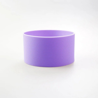 16 szín 8,5 cm-es szilikon csésze fedőcsíkok csúszásmentes melegítés üvegpohár hüvelyhez 85 mm-es szigetelt vizes palack csésze hüvely