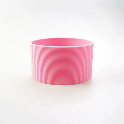 16 szín 8,5 cm-es szilikon csésze fedőcsíkok csúszásmentes melegítés üvegpohár hüvelyhez 85 mm-es szigetelt vizes palack csésze hüvely