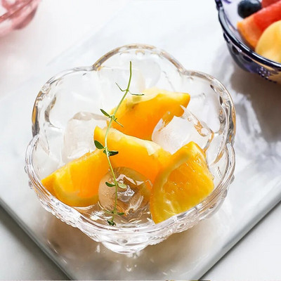 Принадлежности за скандинавски съдове и прибори Златна инкрустация Стъклена купа Купа за десерт Купа за сладолед Купа за ароматизиране Декорация на десерт