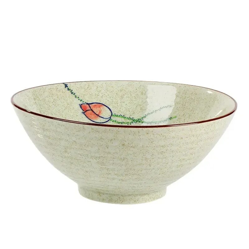 Japán stílusú ramen tál egyszemélyes háztartási instant tésztatál kerámia étkészlet