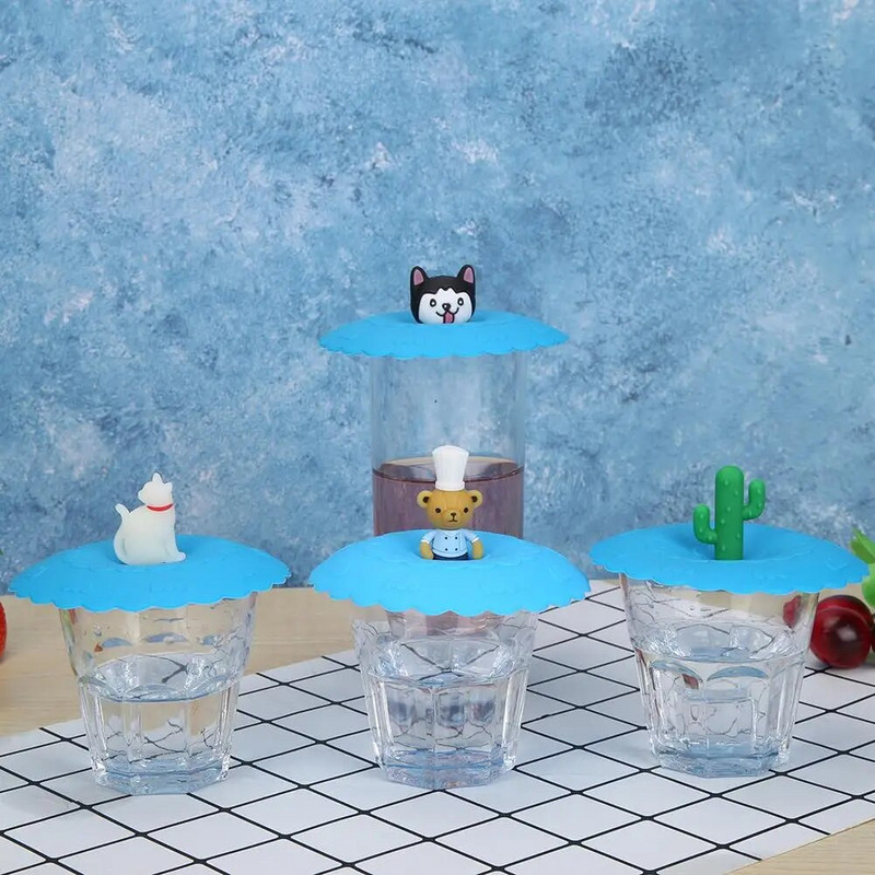 Szilikon hőálló porálló, lezárt csészefedelek