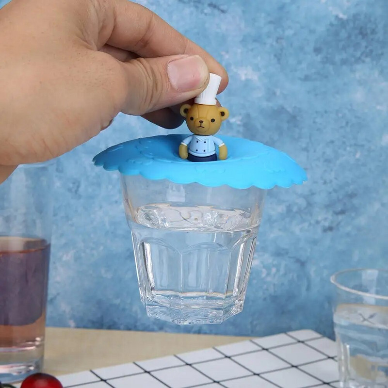 Szilikon hőálló porálló, lezárt csészefedelek