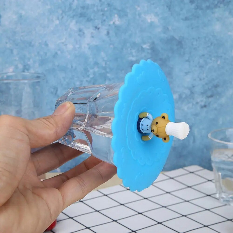 Szilikon hőálló porálló, lezárt csészefedelek