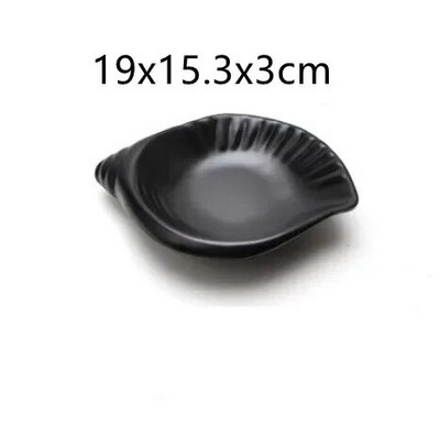 1бр черен меламин суши бар снек прибори барбекю бюфет ястие вино суши поднос с плодове кухненски консумативи