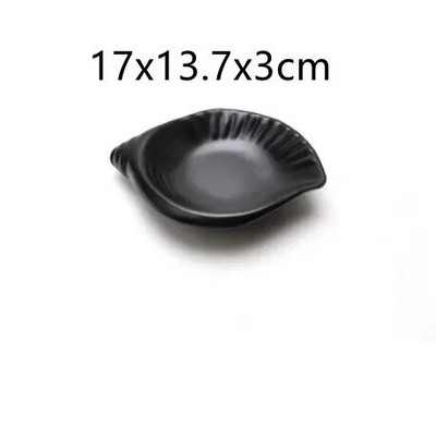 1бр черен меламин суши бар снек прибори барбекю бюфет ястие вино суши поднос с плодове кухненски консумативи