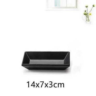 1бр черен меламин суши бар снек прибори барбекю бюфет ястие вино суши поднос с плодове кухненски консумативи