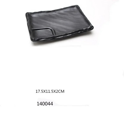 1бр черен меламин суши бар снек прибори барбекю бюфет ястие вино суши поднос с плодове кухненски консумативи