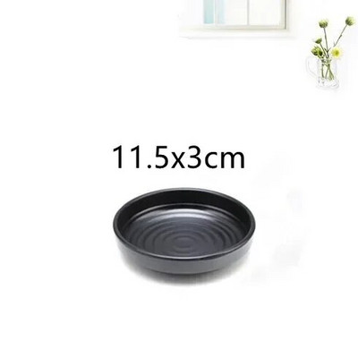 1бр черен меламин суши бар снек прибори барбекю бюфет ястие вино суши поднос с плодове кухненски консумативи