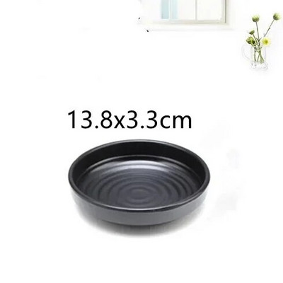 1бр черен меламин суши бар снек прибори барбекю бюфет ястие вино суши поднос с плодове кухненски консумативи