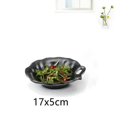 1бр черен меламин суши бар снек прибори барбекю бюфет ястие вино суши поднос с плодове кухненски консумативи