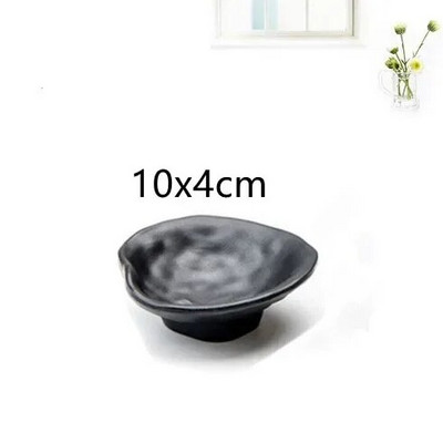 1бр черен меламин суши бар снек прибори барбекю бюфет ястие вино суши поднос с плодове кухненски консумативи