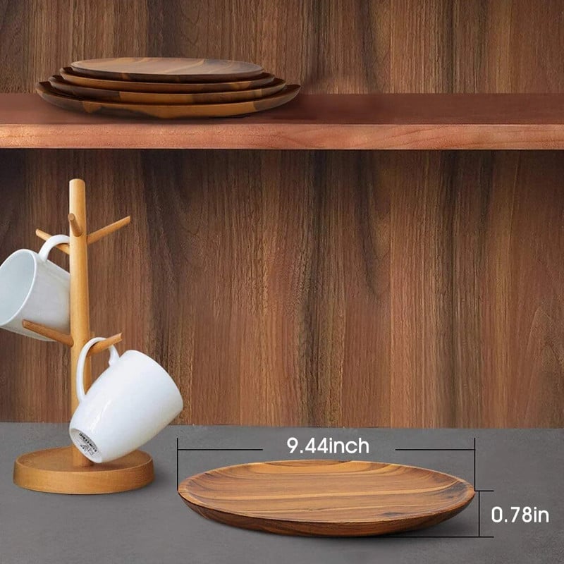 Kínai stílusú szerelemvágy Fa étkészlet Kínai negyed vacsoratál Visszafogott divat Ízléses asztali modorok Szabálytalan vacsoratálca