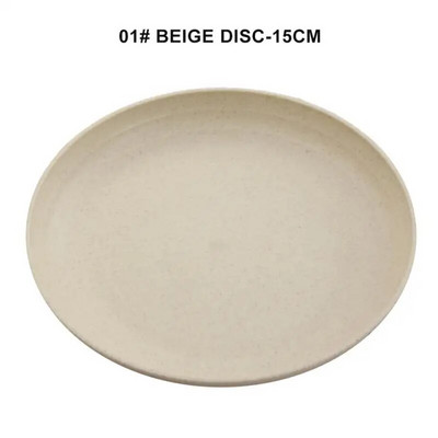 1/4 бр. чинии от пшенична слама леки нечупливи чинии за хранене в съдомиялна машина домакинска чиния за кнедли