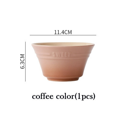 4,5 инча 8 цвята чинии Купа с плодове Сервиз Рамен купи за храна Кухня Салата Сладък трапезарен бар Домашна градина