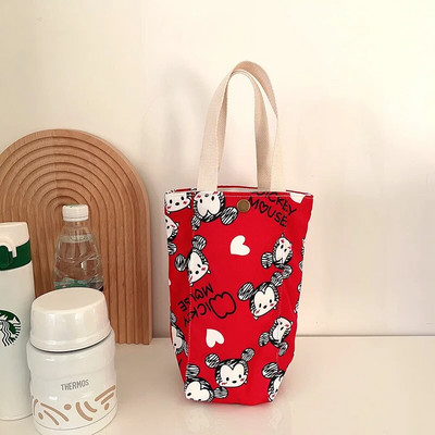 Sűrűsödő termosz pohárhuzatok Hordozható vászon kézitáska vizespalack hüvely Újrafelhasználható vizes palack hordtáska palacktartozékok