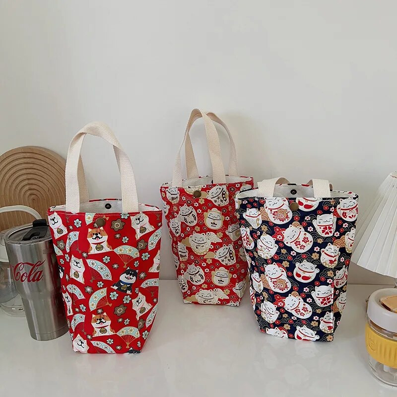 Sűrűsödő termosz pohárhuzatok Hordozható vászon kézitáska vizespalack hüvely Újrafelhasználható vizes palack hordtáska palacktartozékok