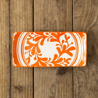 Креативен скандинавски стил Керамични прибори за хранене Ресторант Правоъгълна суши чиния с плодове Домакински закуски Плитка плоска чиния за основно ястие