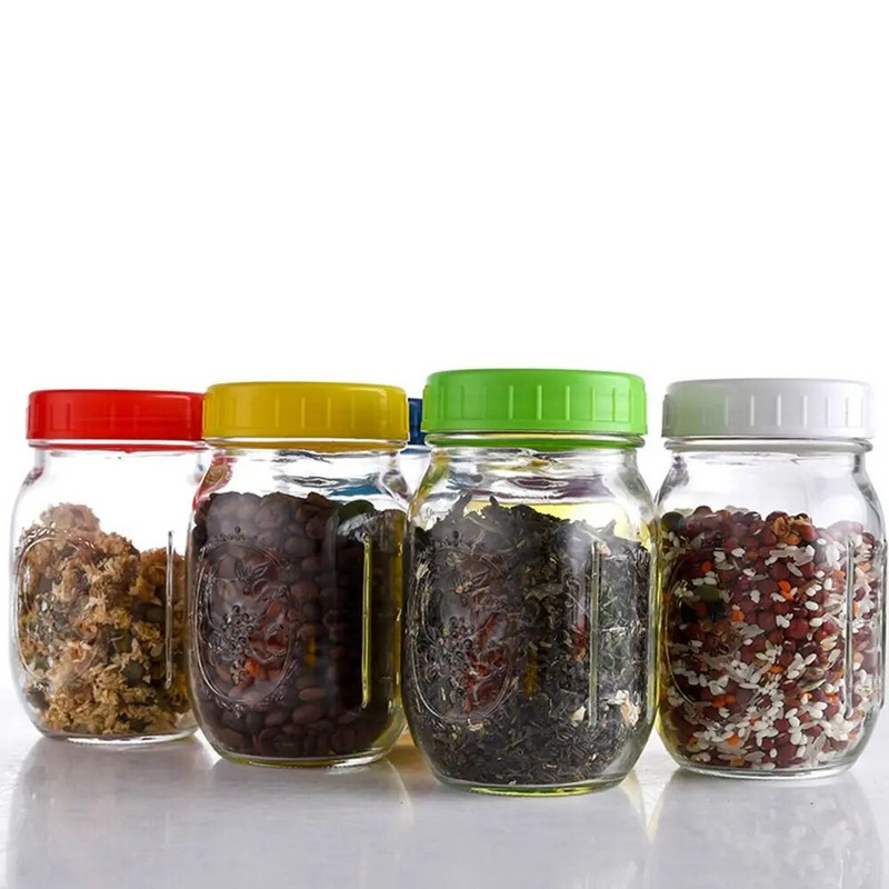 70 mm-es 86 mm-es befőttesüveg fedél Jó tömítés, újrafelhasználható műanyag tömítésű palackfedél széles szájú tégelyhez Tartós szivárgásmentes konyhai eszközök