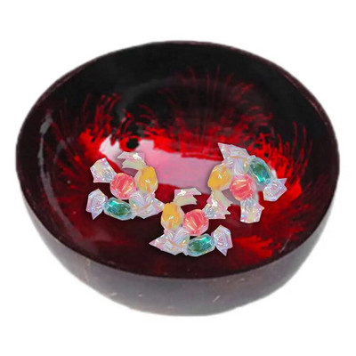 Купа за кокосово смути Купа за бонбони за многократна употреба Полирана купа за зърнени култури Купа с натурален ключодържател Полирана декоративна купа за дома