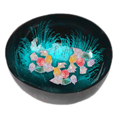 Купа за кокосово смути Купа за бонбони за многократна употреба Полирана купа за зърнени култури Купа с натурален ключодържател Полирана декоративна купа за дома