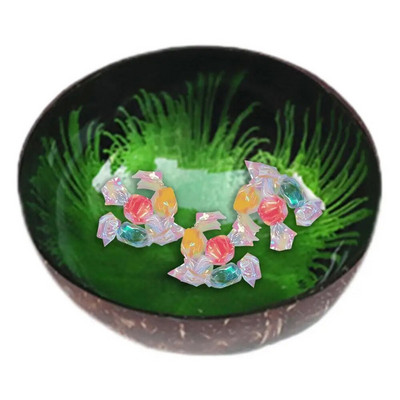 Купа за кокосово смути Купа за бонбони за многократна употреба Полирана купа за зърнени култури Купа с натурален ключодържател Полирана декоративна купа за дома