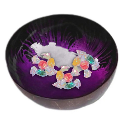 Купа за кокосово смути Купа за бонбони за многократна употреба Полирана купа за зърнени култури Купа с натурален ключодържател Полирана декоративна купа за дома