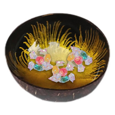 Купа за кокосово смути Купа за бонбони за многократна употреба Полирана купа за зърнени култури Купа с натурален ключодържател Полирана декоративна купа за дома