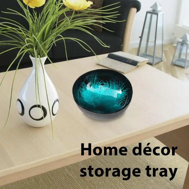 Μπολ Smoothie καρύδας Επαναχρησιμοποιήσιμο μπολ ζαχαρωτών Γυαλισμένο μπολ δημητριακών με φυσικό κλειδί Μπολ Γυαλισμένο διακοσμητικό μπολ για το σπίτι