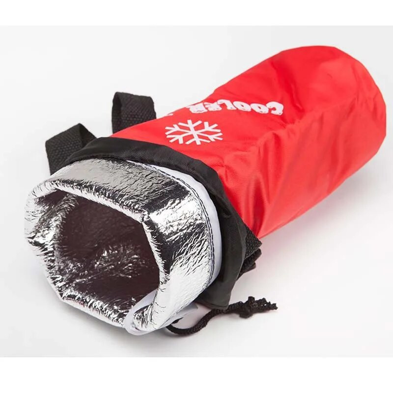 Μεγάλη τσάντα για μπουκάλι νερού Θήκη για μπουκάλι νερού γενικής χρήσης με κορδόνι υψηλής χωρητικότητας μονωμένη τσάντα ψυγείου υπαίθρια ταξιδιωτικά κάμπινγκ Πεζοπορία