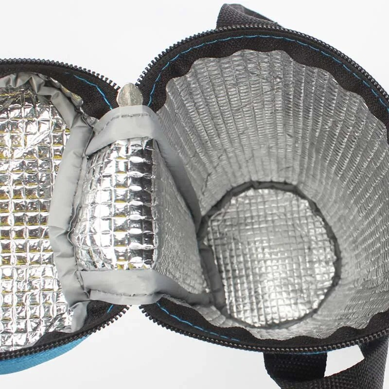 Μεγάλη τσάντα για μπουκάλι νερού Θήκη για μπουκάλι νερού γενικής χρήσης με κορδόνι υψηλής χωρητικότητας μονωμένη τσάντα ψυγείου υπαίθρια ταξιδιωτικά κάμπινγκ Πεζοπορία