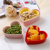 Love Heart Shaped Salad Bowl Κεραμικό μπολ αυγών στον ατμό Οικιακό πιάτο σε σχήμα καρδιάς Επιτραπέζια σκεύη κουζίνας εστιατορίου