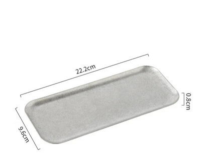 Скандинавска пържола от неръждаема стомана Чинии за вечеря Снек Плодове Десерт Торта Зеленчукова плитка чиния Корейска мода Ретро сервизи