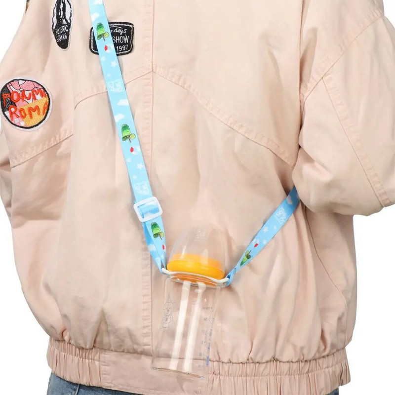 Állítható, hordozható, kényelmes vízforraló kellékek palackcsat zsinór akasztó kötél vállpánt vizespalack pánt