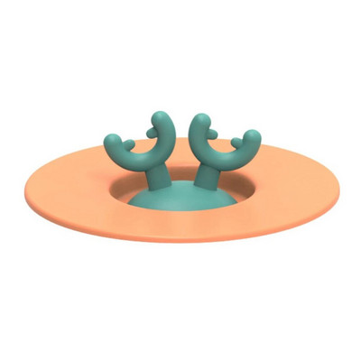 Rajzfilm agancs szilikon csésze fedél bögre kerámia csésze szivárgásmentes porálló kiömlésmentes tömítés Kreatív tálfedél Többcélú csésze fedél